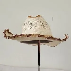 Bullhide by Terri Clark Cowhide Trim Western Cowgirl Cowboy Hat Size L Bullhide | Accessories | Bullhide By Terri Clark Cowhide  main image 2